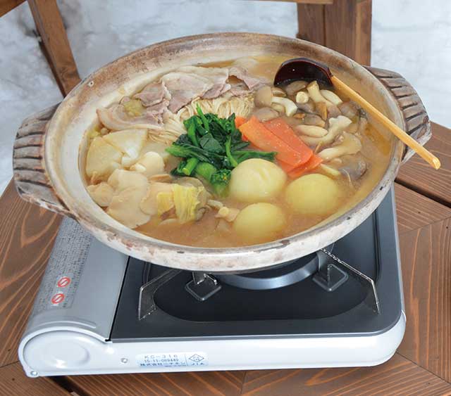 Enjoy our local specialty  'Noroshi Nabe'